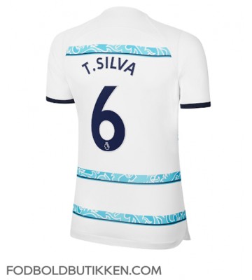 Chelsea Thiago Silva #6 Udebanetrøje Dame 2022-23 Kortærmet
